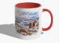 Preview: Winter in den Highlands - Bearded Collie Tasse No. 4